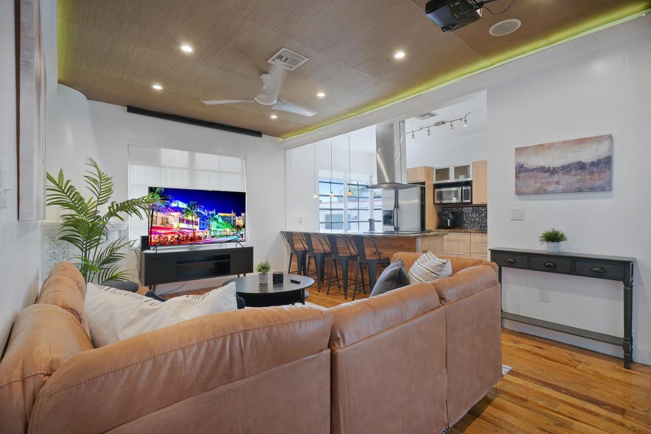 Large & Bright Sleep Up To 8 Only 2Min From Ocean! Leilighet Miami Beach Eksteriør bilde